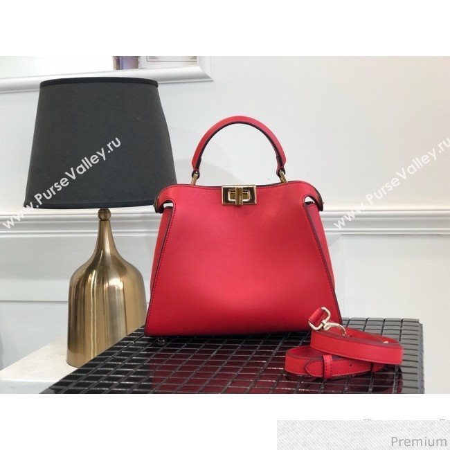 Fendi Peekaboo Essentially 27cm Red 2019 (SUSU-9032628)