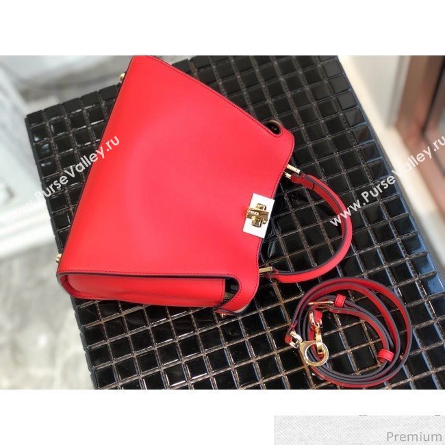 Fendi Peekaboo Essentially 27cm Red 2019 (SUSU-9032628)