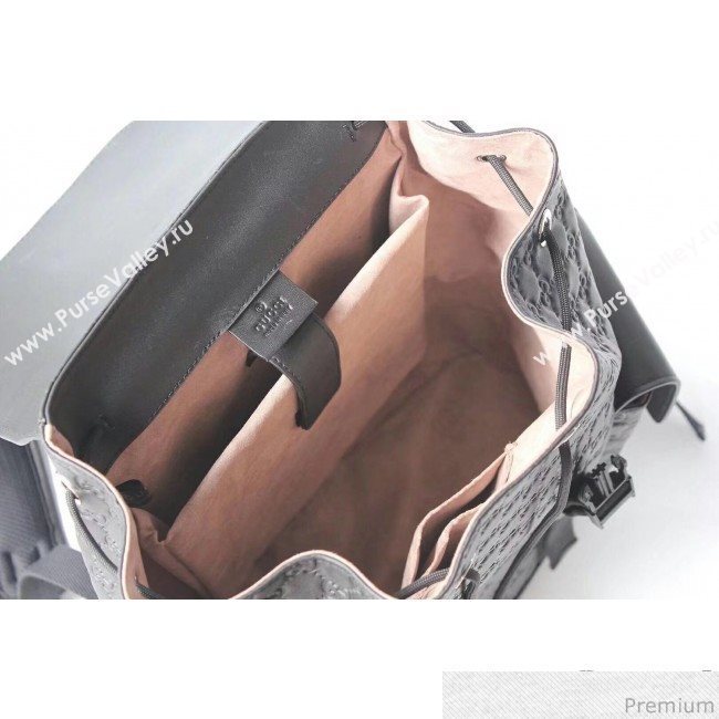 Gucci Signature Leather Backpack 450958 Black 2018 (HLP-9030639)