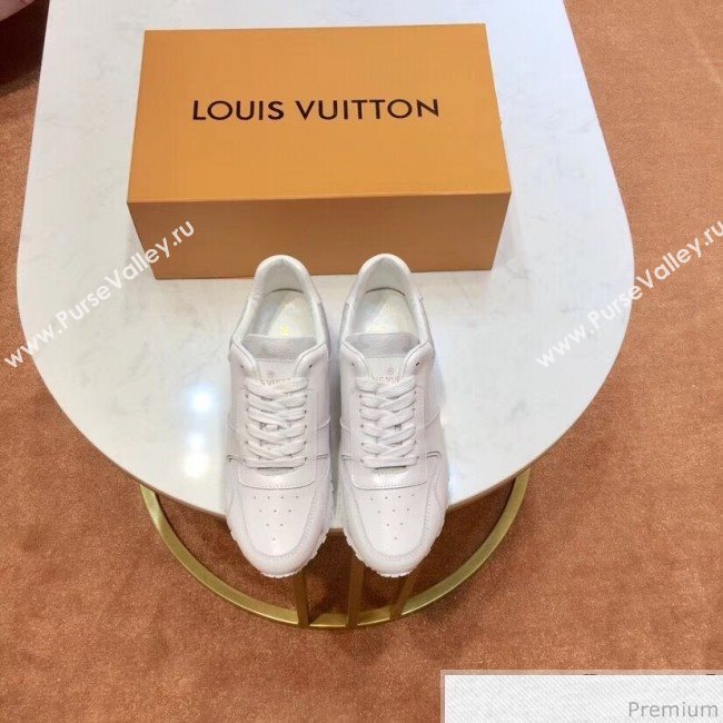 Louis Vuitton Run Away Sneaker in Silk Calfskin White/Monogram 2019 (SIYA-9030835)