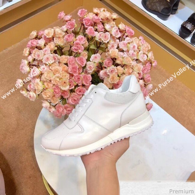 Louis Vuitton Run Away Sneaker in White Silk Calfskin 2019 (SIYA-9030836)