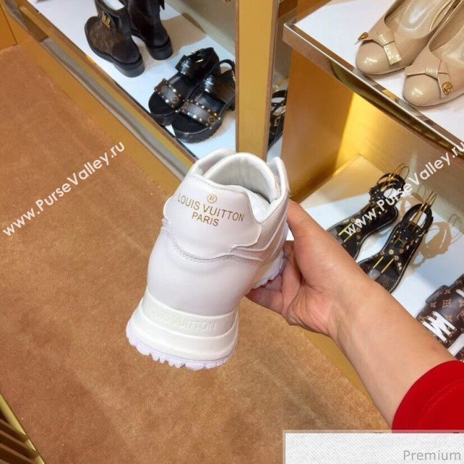 Louis Vuitton Run Away Sneaker in White Silk Calfskin 2019 (SIYA-9030836)