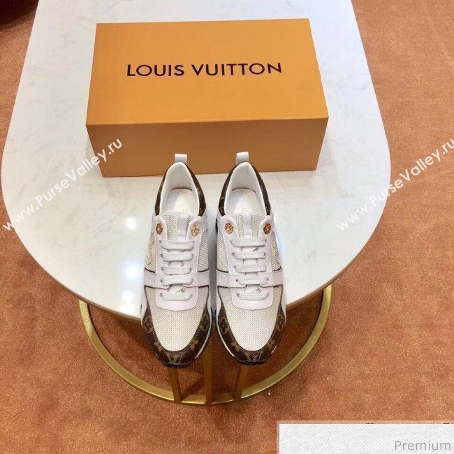 Louis Vuitton Run Away Sneaker 1A4XNL Monogram Canvas/White 2019 (SIYA-9030840)