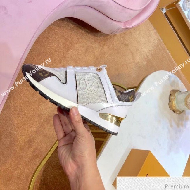 Louis Vuitton Run Away Sneaker 1A4XNL Monogram Canvas/White 2019 (SIYA-9030840)