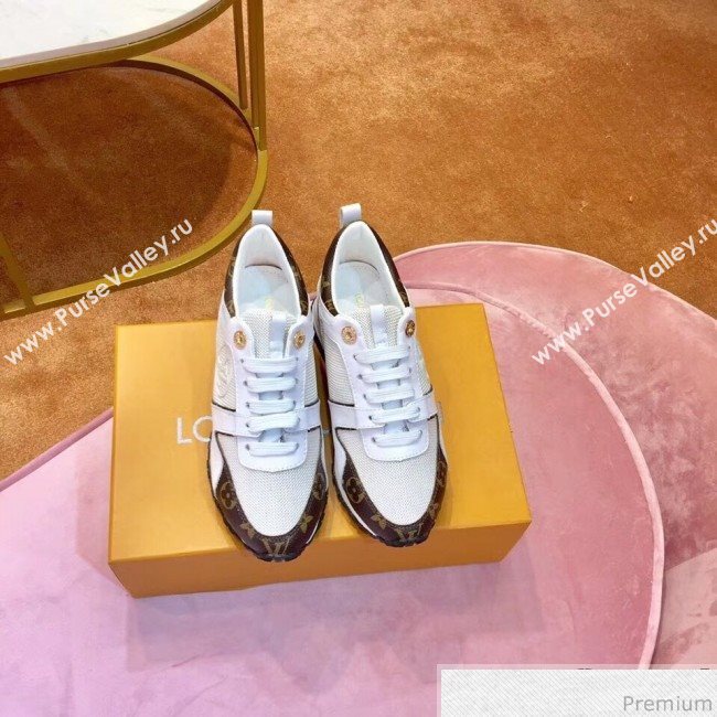 Louis Vuitton Run Away Sneaker 1A4XNL Monogram Canvas/White 2019 (SIYA-9030840)