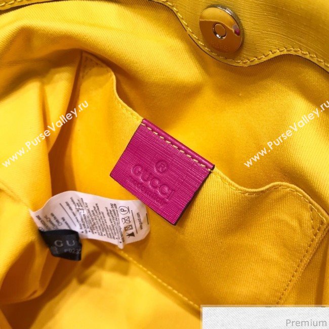 Gucci Childrens GG Crab Tote 550758 Beige/Blue/Yellow/Pink 2019 (JM-9040140)