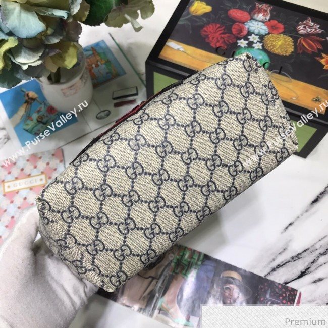 Gucci Childrens GG Crab Tote 550758 Beige/Blue/Red 2019 (JM-9040139)