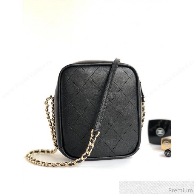 Chanel Lambskin Camera Case AS0139 Black 2019 (YD-9040305)