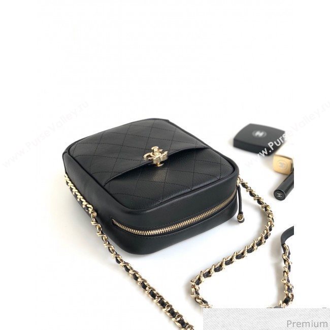 Chanel Lambskin Camera Case AS0139 Black 2019 (YD-9040305)