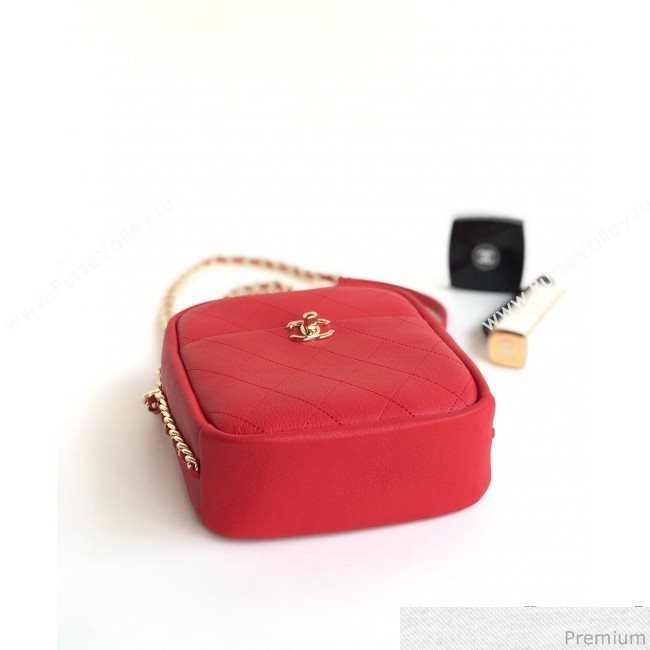 Chanel Lambskin Camera Case AS0139 Red 2019 (YD-9040306)