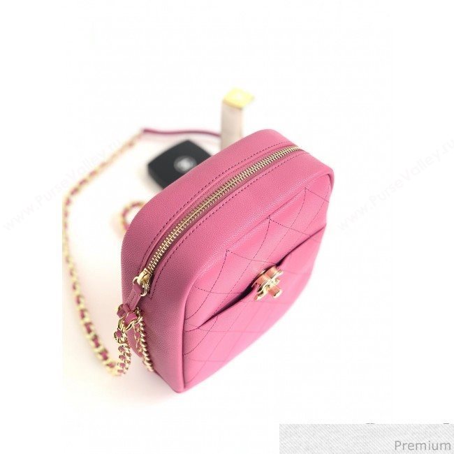 Chanel Lambskin Camera Case AS0139 Pink 2019 (YD-9040307)