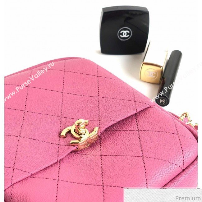 Chanel Lambskin Camera Case AS0139 Pink 2019 (YD-9040307)