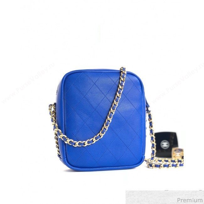 Chanel Lambskin Camera Case AS0139 Royal Blue 2019 (YD-9040308)