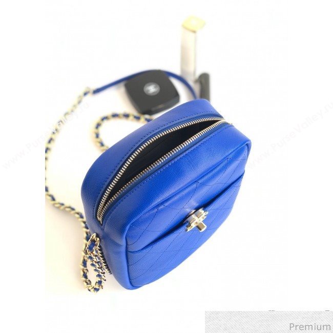 Chanel Lambskin Camera Case AS0139 Royal Blue 2019 (YD-9040308)