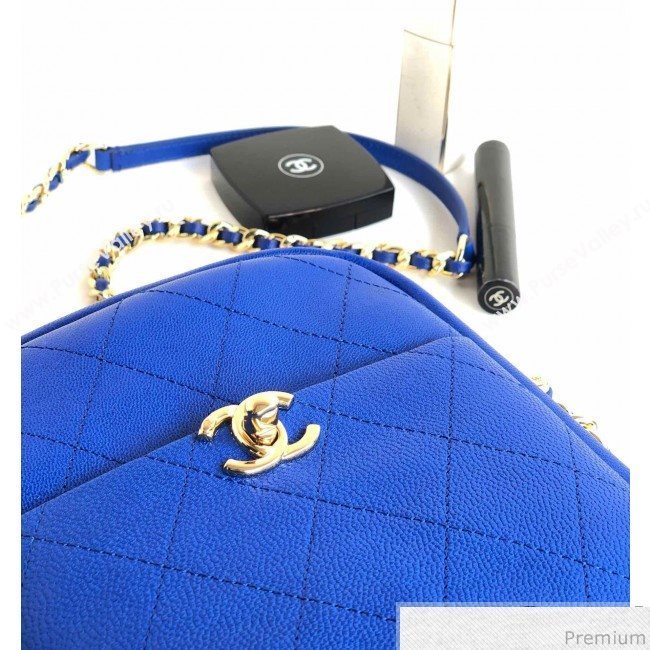 Chanel Lambskin Camera Case AS0139 Royal Blue 2019 (YD-9040308)