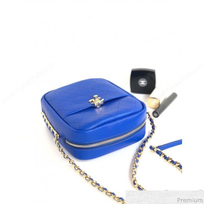 Chanel Lambskin Camera Case AS0139 Royal Blue 2019 (YD-9040308)