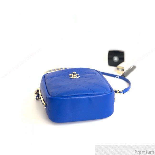 Chanel Lambskin Camera Case AS0139 Royal Blue 2019 (YD-9040308)