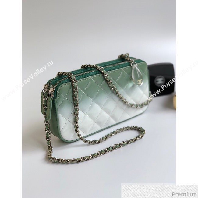 Chanel Gradual Clutch with Chain Green 2019 (YD-9040309)