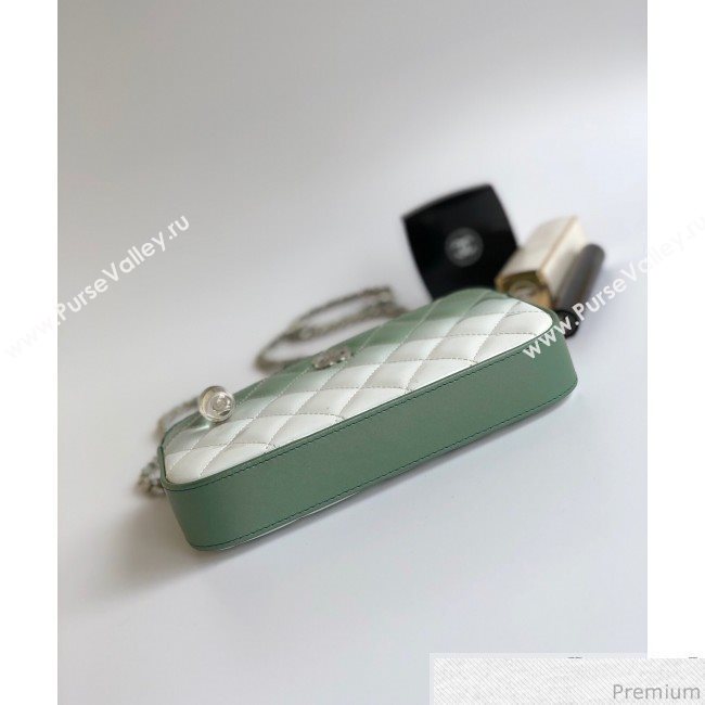 Chanel Gradual Clutch with Chain Green 2019 (YD-9040309)