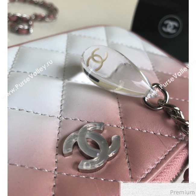 Chanel Gradual Clutch with Chain Pink 2019 (YD-9040310)