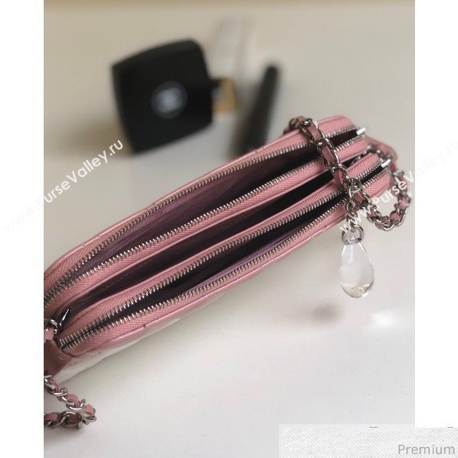 Chanel Gradual Clutch with Chain Pink 2019 (YD-9040310)