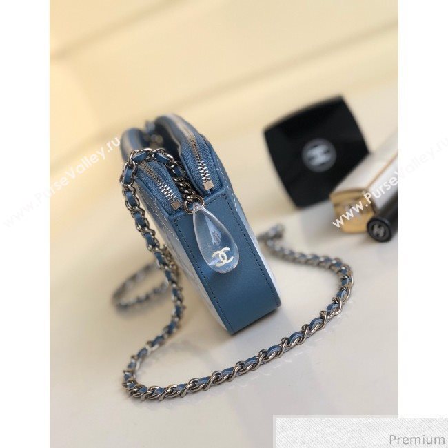 Chanel Gradual Clutch with Chain Blue 2019 (YD-9040311)