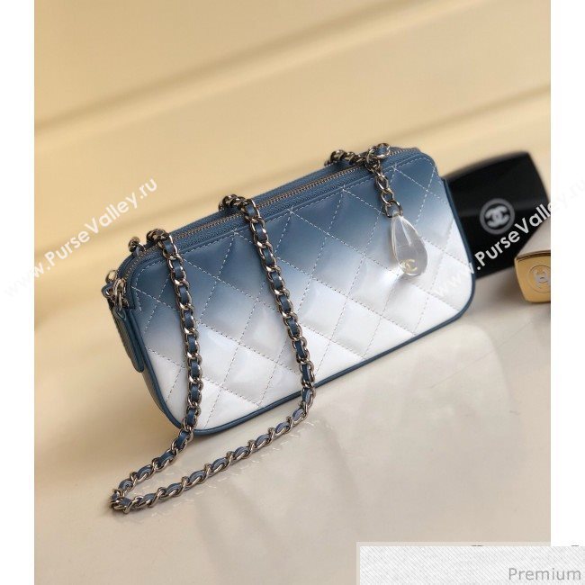 Chanel Gradual Clutch with Chain Blue 2019 (YD-9040311)