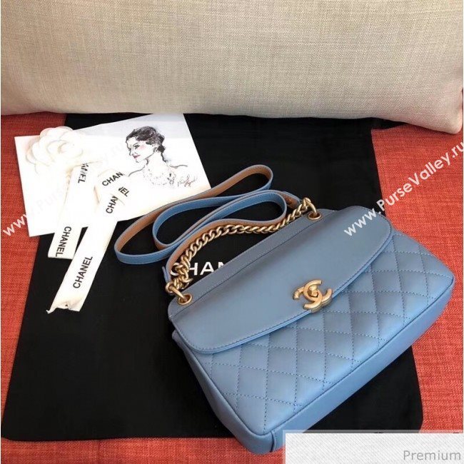 Chanel Flap Bag AS0416 Blue 2019 (KN-9040312)