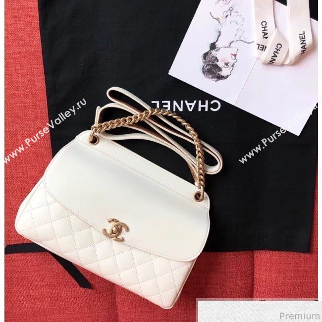 Chanel Flap Bag AS0416 White 2019 (KN-9040314)