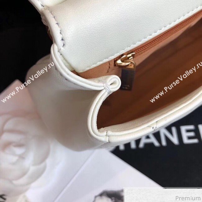 Chanel Flap Bag AS0416 White 2019 (KN-9040314)