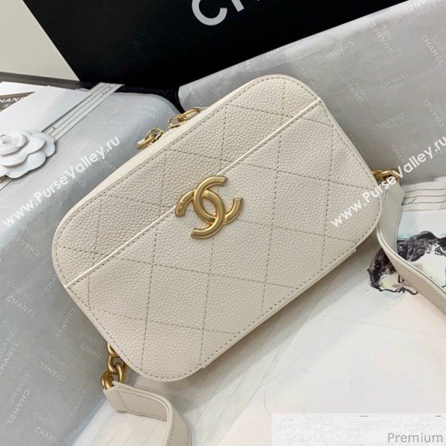 Chanel Grained Calfskin Waist Bag/Belt Bag AS0311 White 2019 (PPP-9040321)