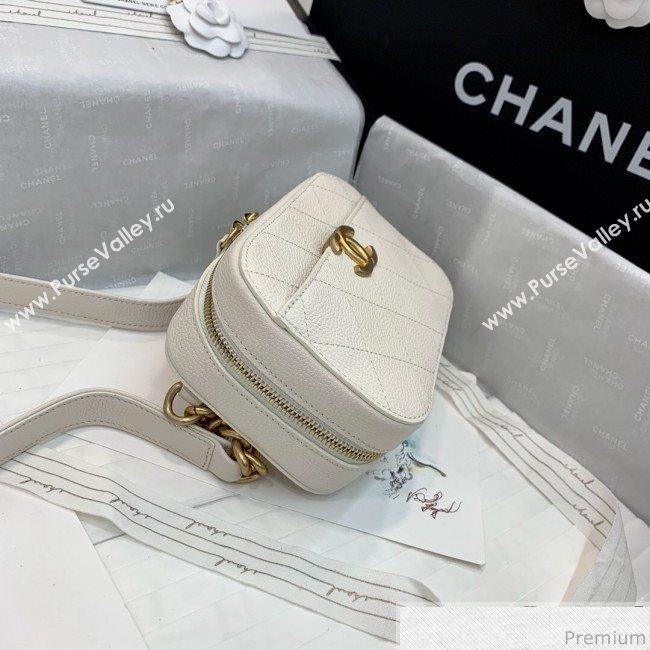 Chanel Grained Calfskin Waist Bag/Belt Bag AS0311 White 2019 (PPP-9040321)