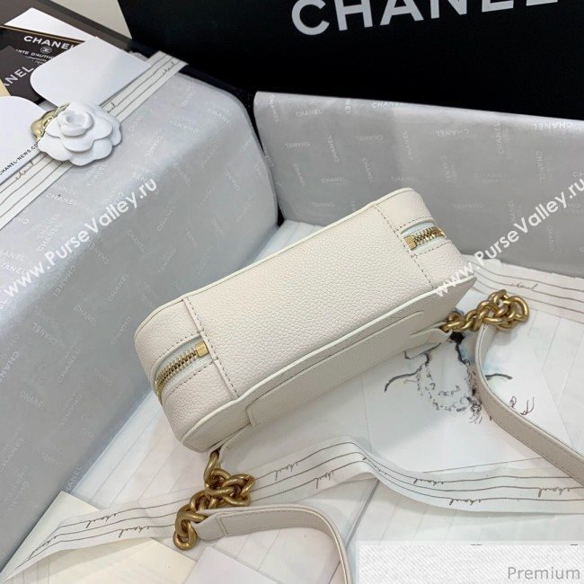 Chanel Grained Calfskin Waist Bag/Belt Bag AS0311 White 2019 (PPP-9040321)
