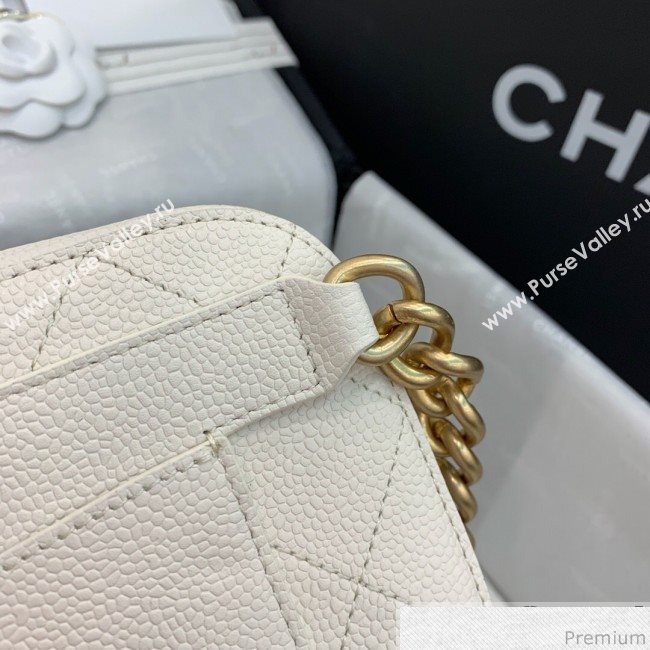 Chanel Grained Calfskin Waist Bag/Belt Bag AS0311 White 2019 (PPP-9040321)