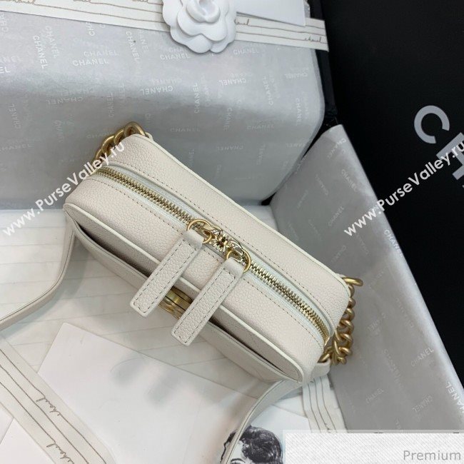 Chanel Grained Calfskin Waist Bag/Belt Bag AS0311 White 2019 (PPP-9040321)