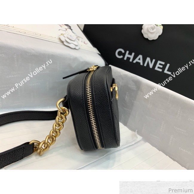 Chanel Grained Calfskin Waist Bag/Belt Bag AS0311 Black 2019 (PPP-9040322)