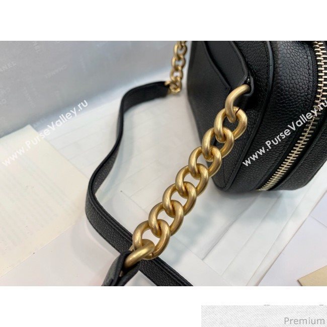 Chanel Grained Calfskin Waist Bag/Belt Bag AS0311 Black 2019 (PPP-9040322)