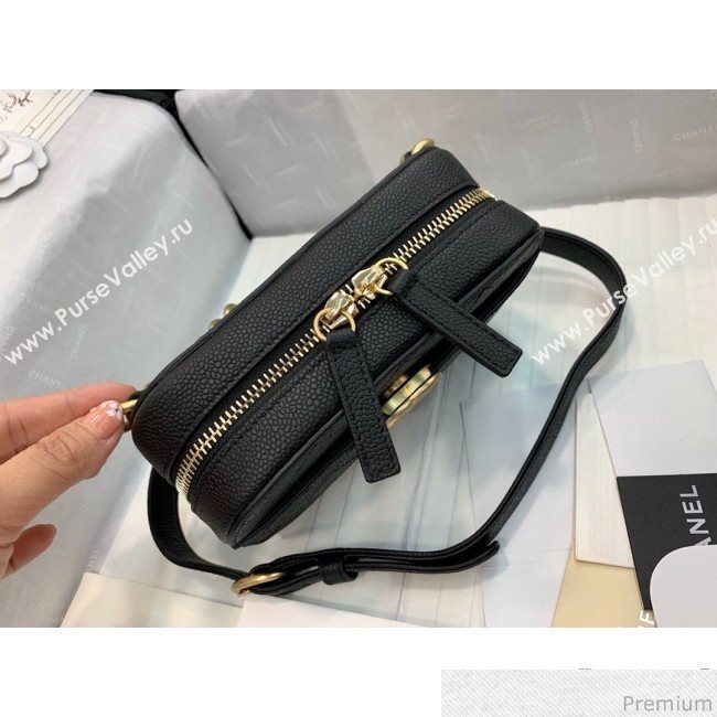 Chanel Grained Calfskin Waist Bag/Belt Bag AS0311 Black 2019 (PPP-9040322)