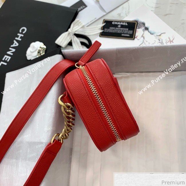 Chanel Grained Calfskin Waist Bag/Belt Bag AS0311 Red 2019 (PPP-9040323)