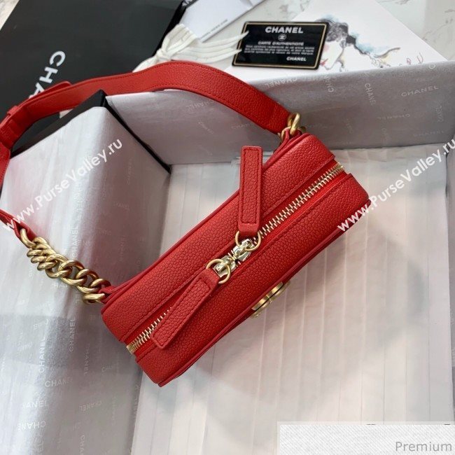 Chanel Grained Calfskin Waist Bag/Belt Bag AS0311 Red 2019 (PPP-9040323)