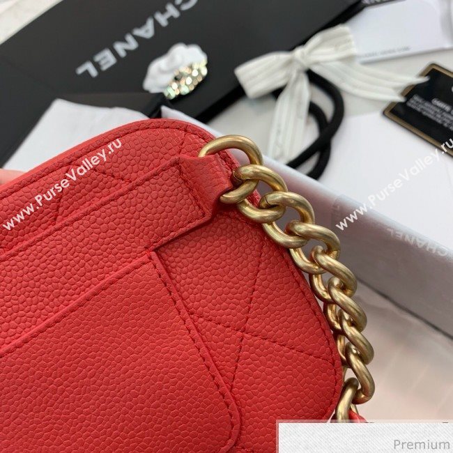 Chanel Grained Calfskin Waist Bag/Belt Bag AS0311 Red 2019 (PPP-9040323)