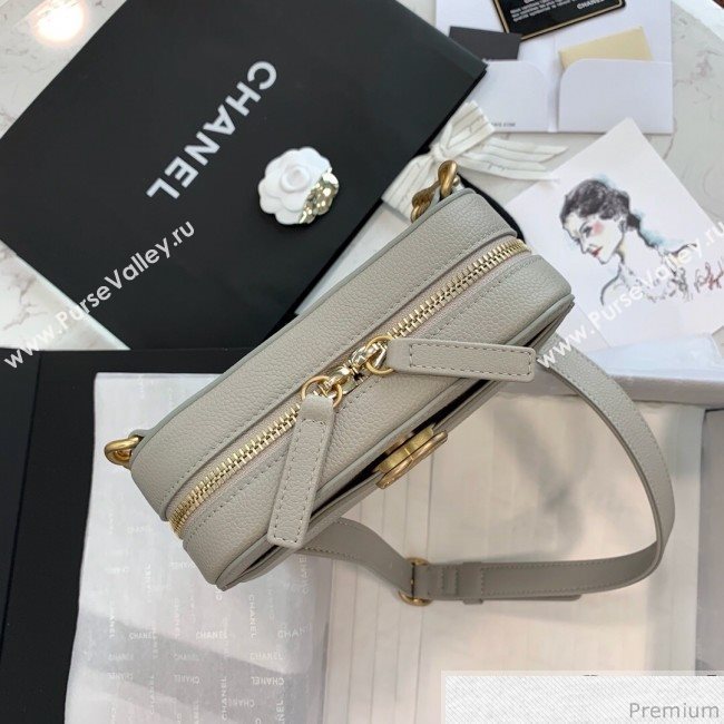 Chanel Grained Calfskin Waist Bag/Belt Bag AS0311 Gray 2019 (PPP-9040324)