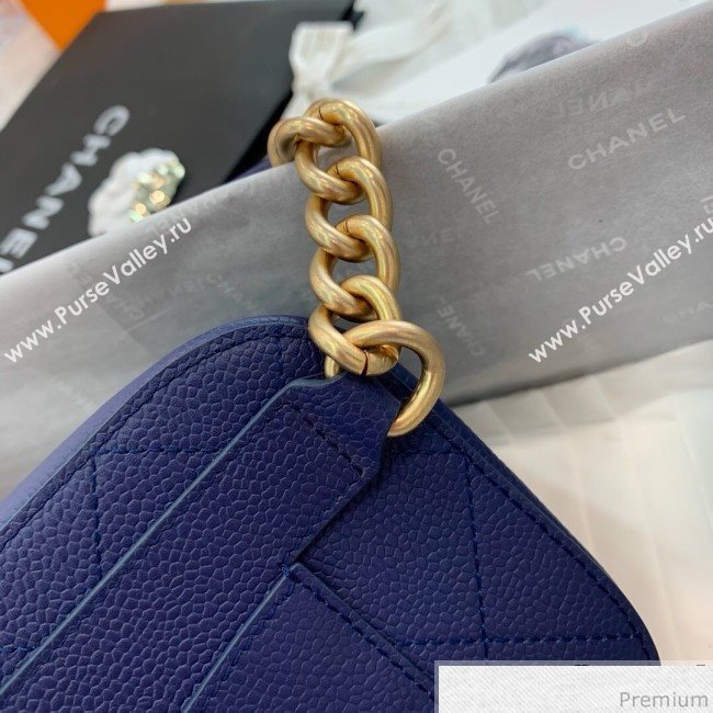 Chanel Grained Calfskin Waist Bag/Belt Bag AS0311 Blue 2019 (PPP-9040325)