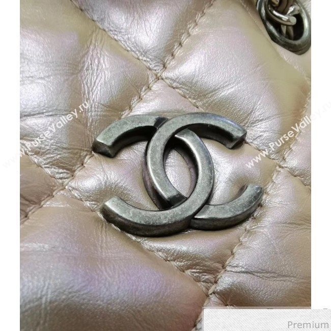 Chanel Iridescent Aged Calfskin Gabrielle Backpack A94502 Pink 2019 (GANE-9040331)