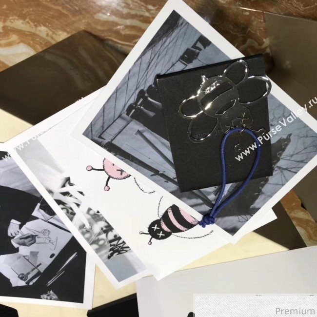 Dior x Kaws Black Nylon Backpack with Blue Dior Logo 2019 (XYD-9040336)