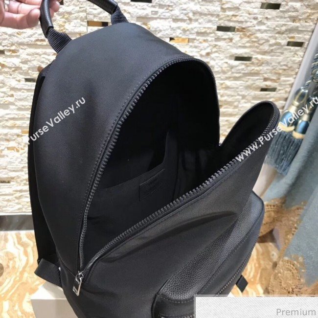 Dior x Kaws Black Nylon Backpack with Blue Dior Logo 2019 (XYD-9040336)