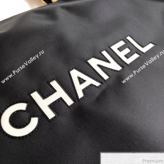 Chanel CC Chain Tote Shopping Bag Black 2018 (YD-9031501)