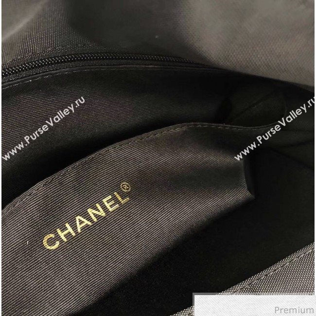 Chanel CC Chain Tote Shopping Bag Black 2018 (YD-9031501)