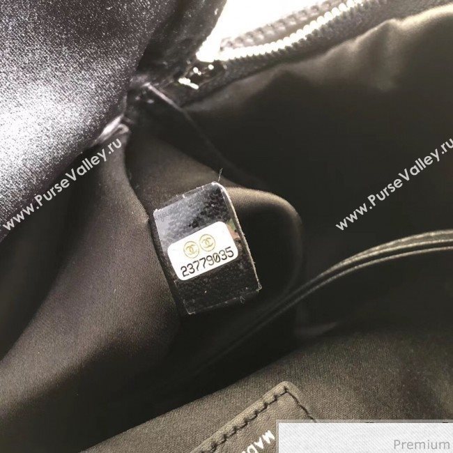 Chanel Sequins Tweed and Nylon Backpack Black 2019 (YD-9031502)