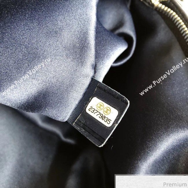 Chanel Sequins Tweed and Nylon Backpack Blue 2019 (YD-9031503)